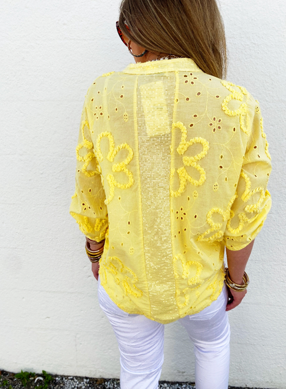Ava Top in Yellow