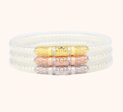Three Queens All Weather Bangles® (AWB®) - CRYSTAL