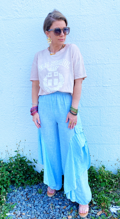 Erika Cargo Pant Baby Blue