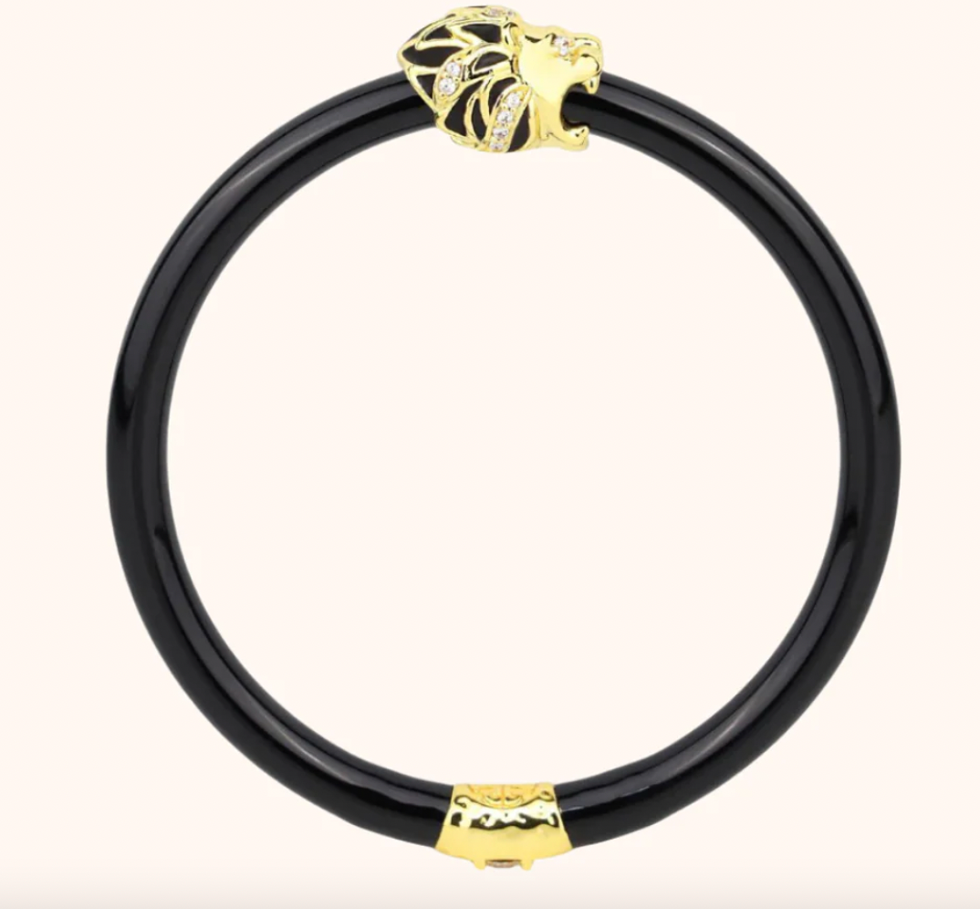 Fauna Lion All Weather Bangle® (AWB®) - Black