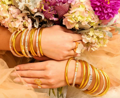 PREORDER Three Queens All Weather Bangles® (AWB®) - Clear Crystal{