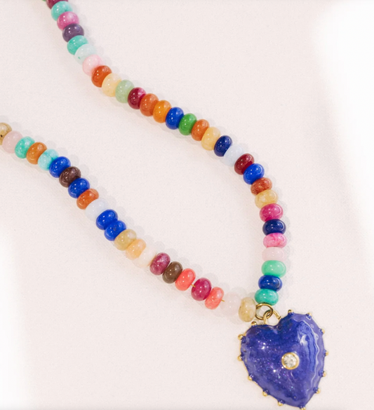 Cosmic Candy Heart Necklace