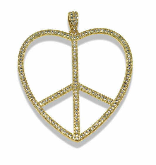 Large Peace Pendant