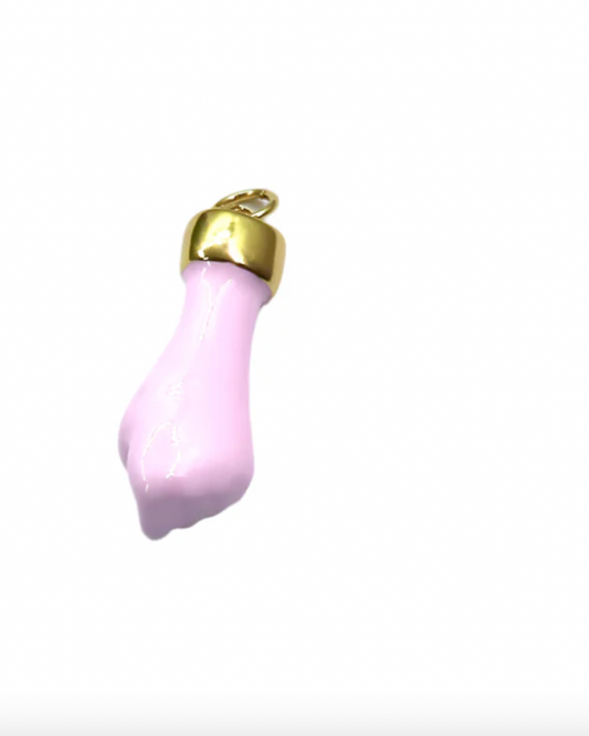 Figa Hand Charm - Pink