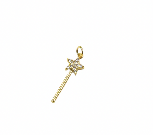 Sparkly Magic Wand Charm