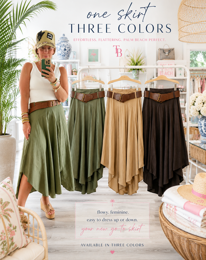 Ember Skirt Chocolate Brown