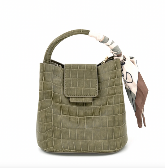 The Wellington Croc Bucket Bag