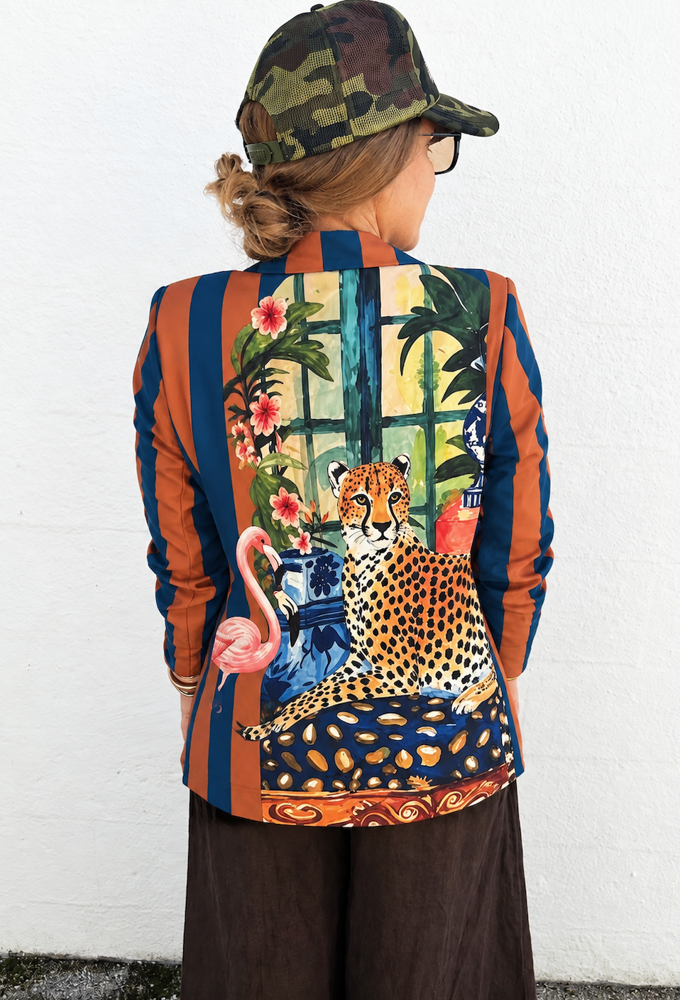 Cheetah Striped Blazer PREORDER