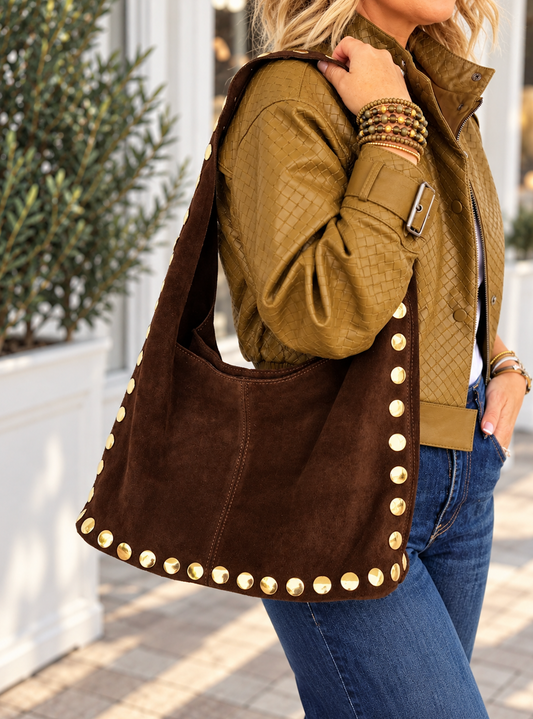 Large Suede Bag