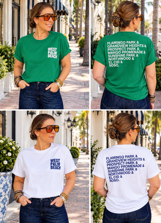 West Palm Beach Districts Tee 2 Colors