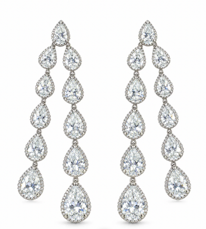 Deanna Earrings in Diamond