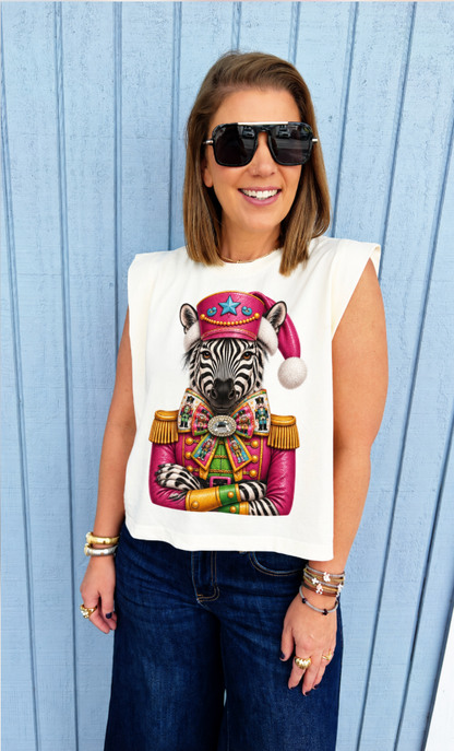 Christmas Zebra W "real" Bling- preoder