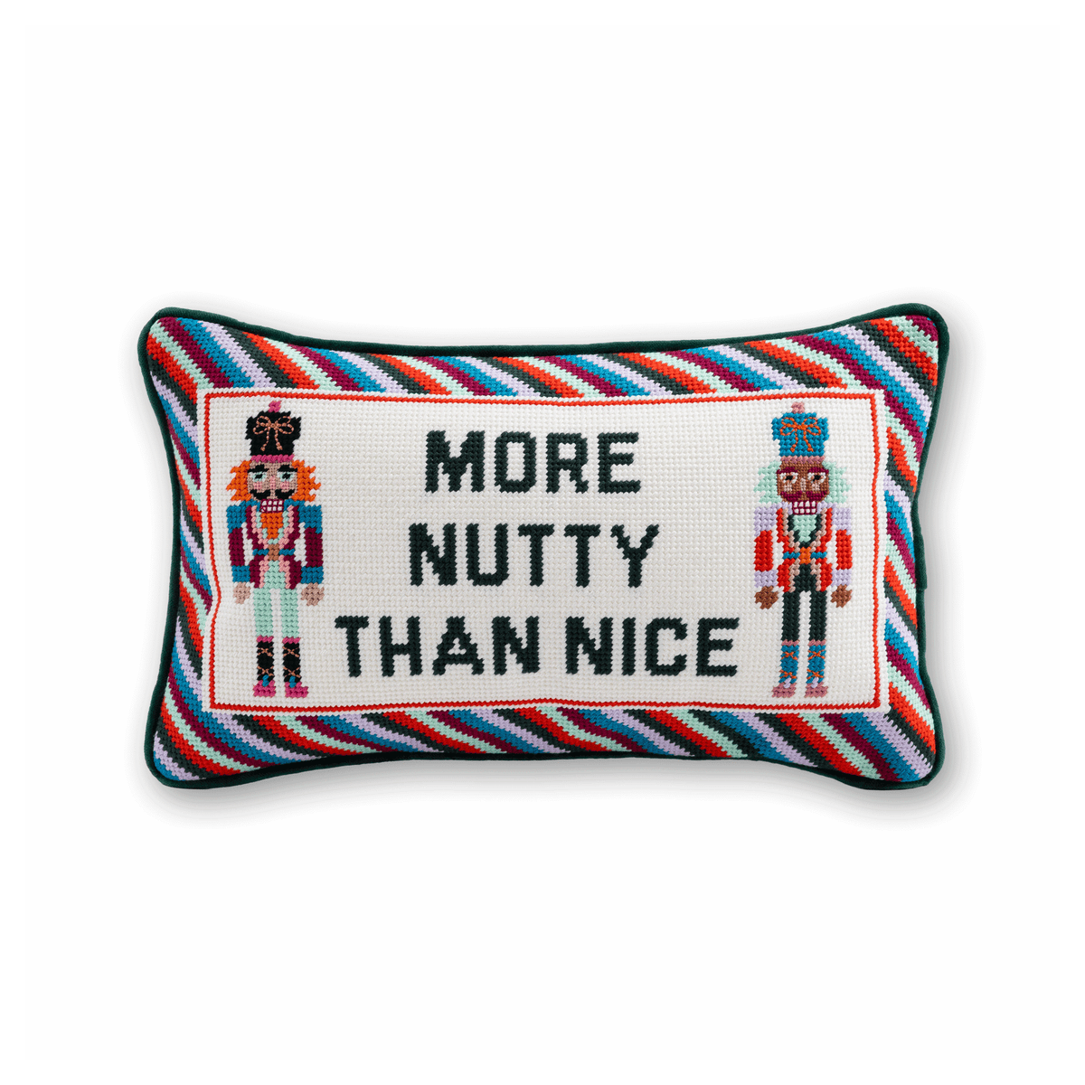 More Nutty Needlepoint Pillow