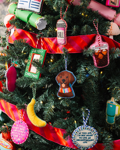 Needlepoint Icon Ornament - Diet Soda