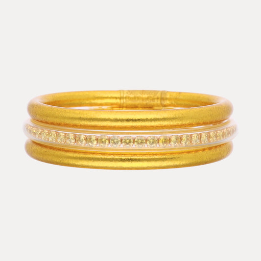 Gold Queen Stack Set of 3