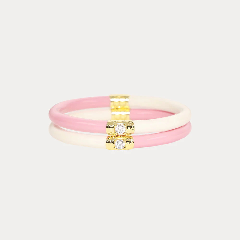 KIDS Pink/Ivory Yin & Yang All Season Bangles™ (Asb™)