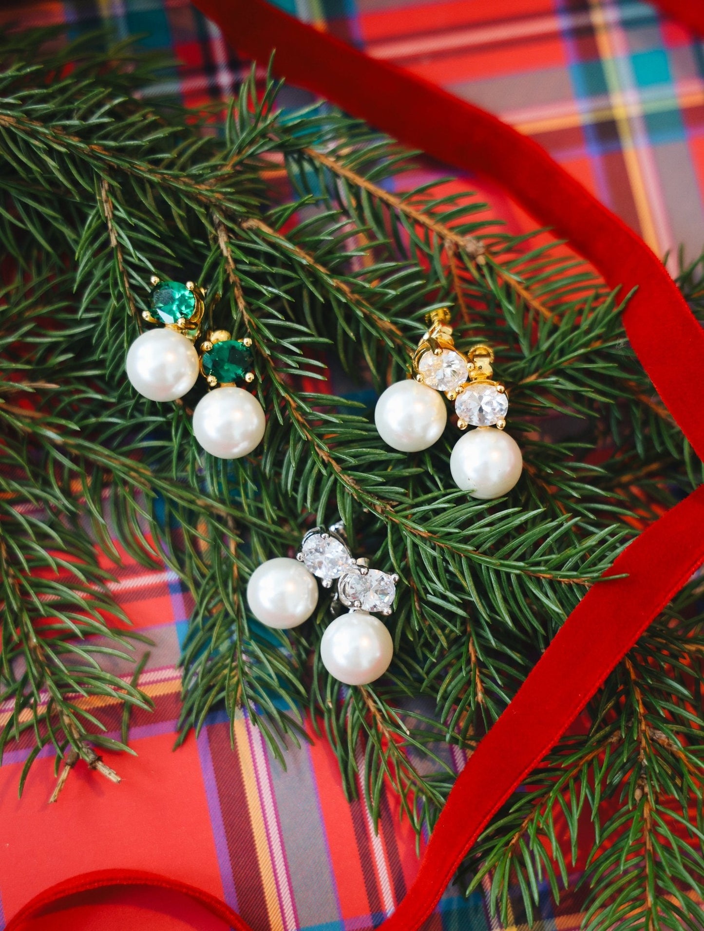 Abby - Double Earring - 18k Gold Plated - Belle of the Ball Collection