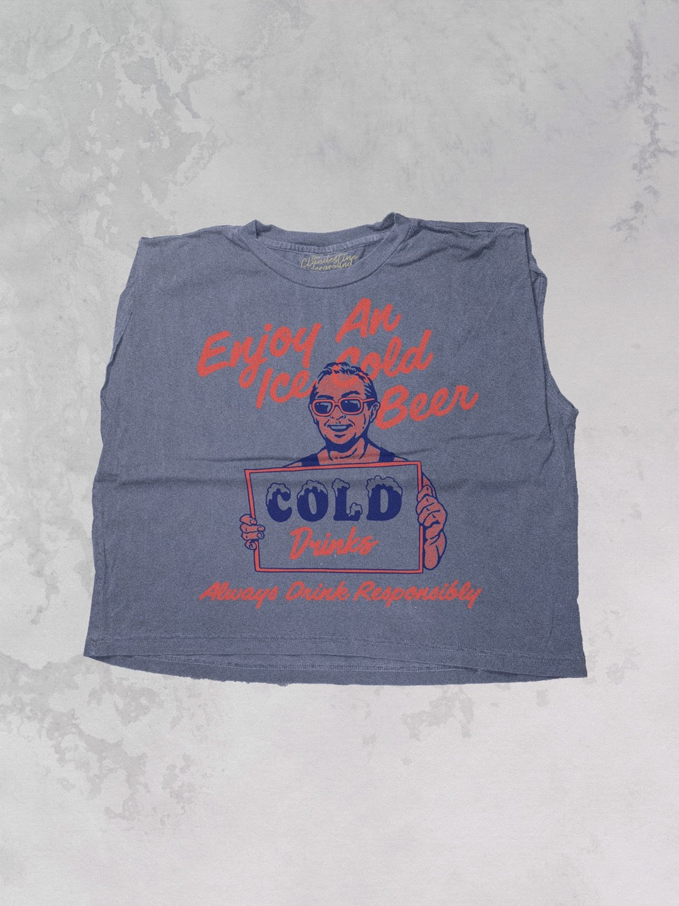 Underground Original Design: Enjoy an Iced Cold Beer Muscle Tank