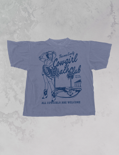 Underground Original Design: Cowgirl Beach Club Oversized TShirt