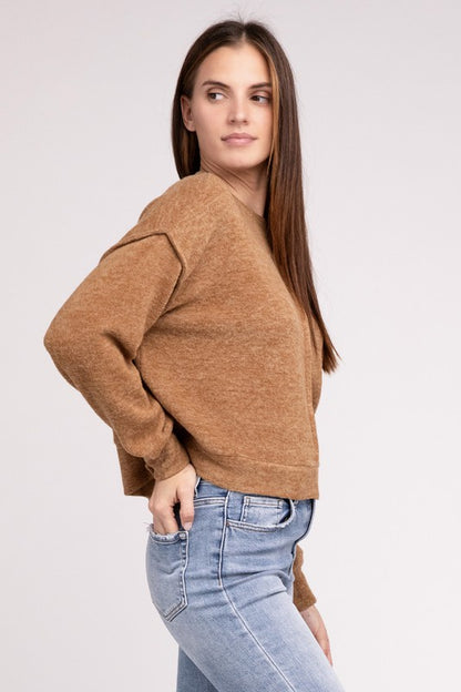 Multiple Colors Brenda Hi-Low Hem Sweater *Online Only