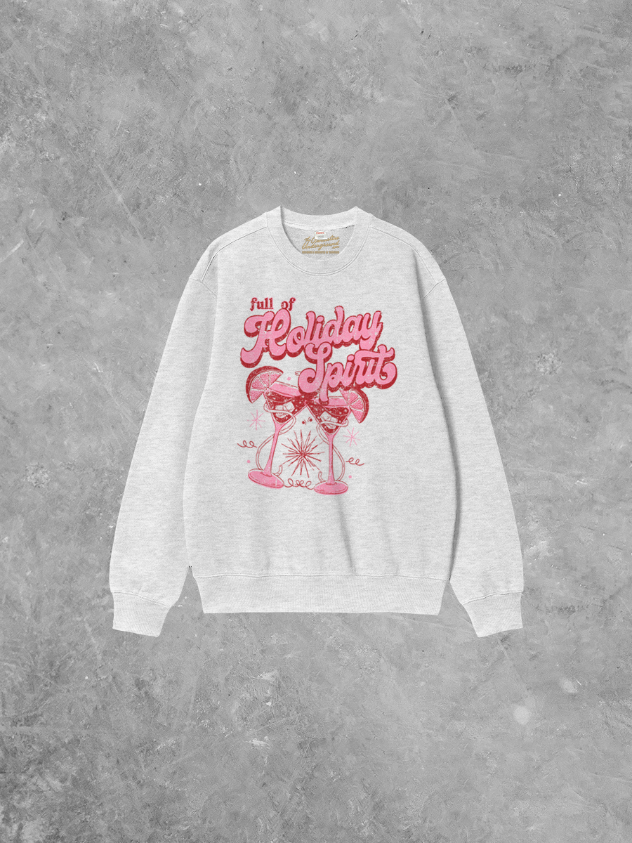 Underground Original Design: Full of Holiday Spirit Boxy Cotton 90's Sweatshirt