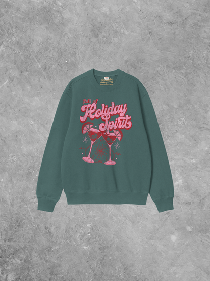 Underground Original Design: Full of Holiday Spirit Boxy Cotton 90's Sweatshirt