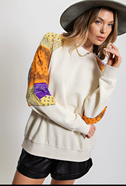 Patchwork sweatshirt