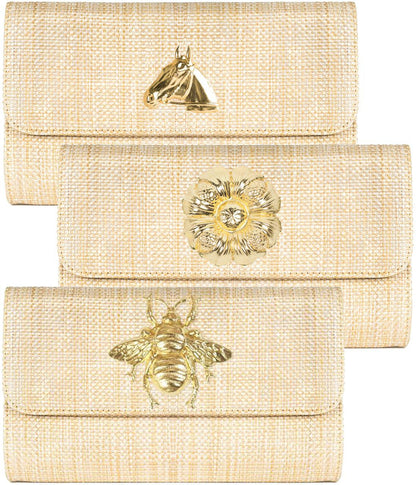 Avery Clutch Straw - Charm