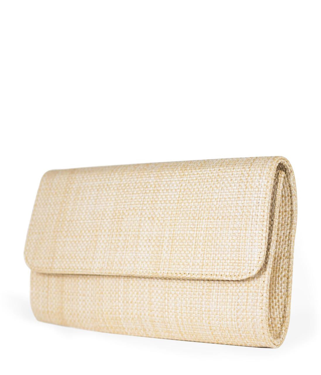 Avery Straw Clutch - Pinch Bow