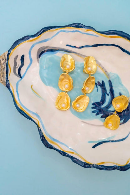 Oyster Triple - Earring