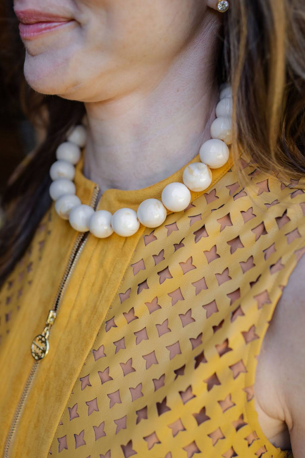 Ryan Beaded Acrylic Necklace