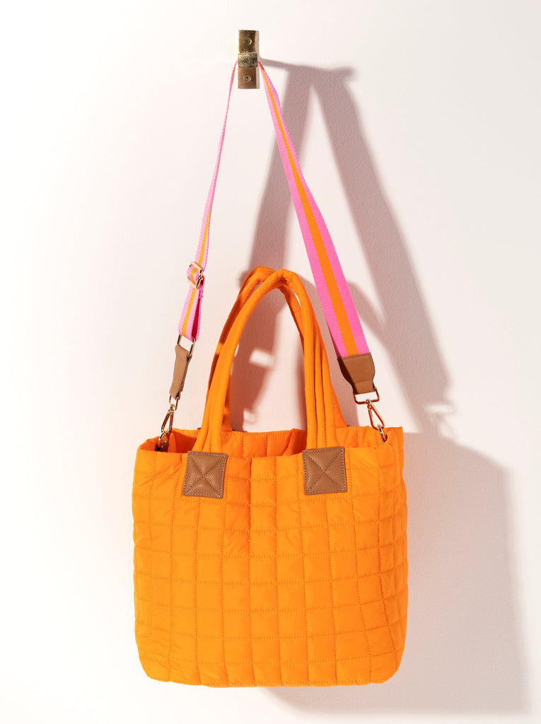 Ezra Quilted Tote Multiple Colors
