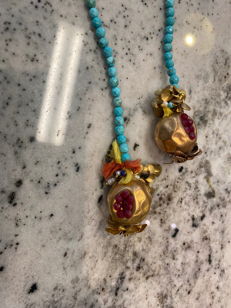 Pomegranate Necklace multiple colors