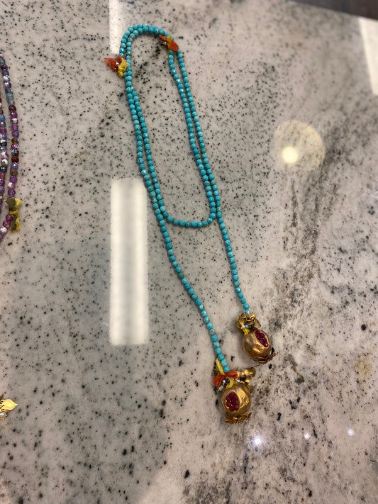Pomegranate Necklace multiple colors