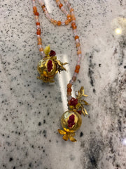Pomegranate Necklace multiple colors