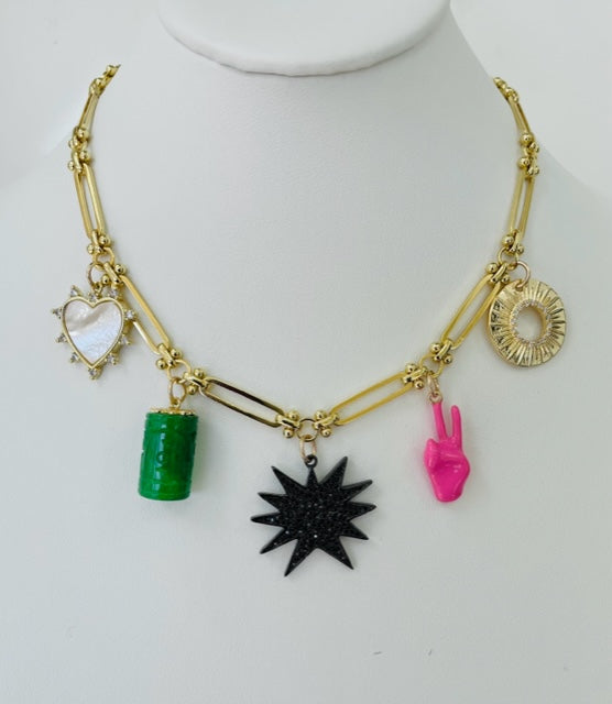 Peace Charm Necklace