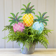 Colorful Pineapple Stakes