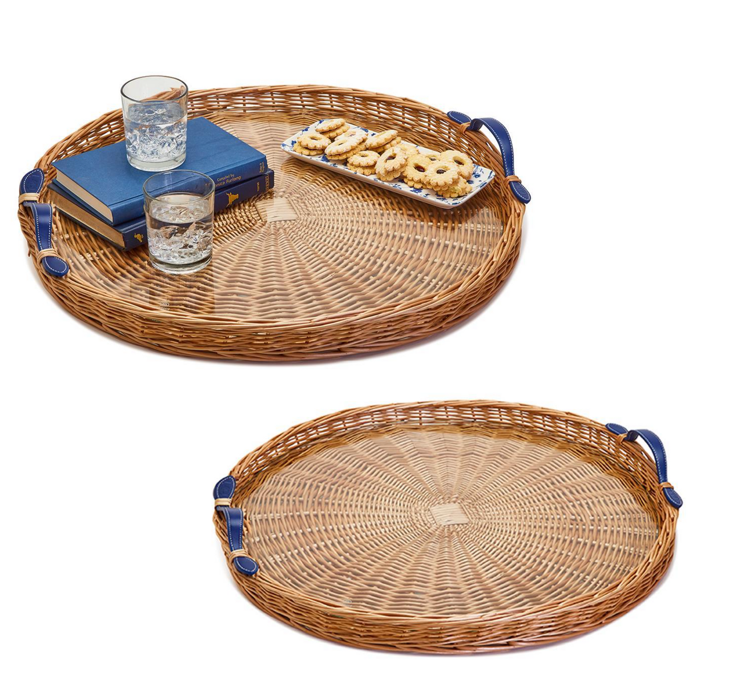 Wicker Round Tray *FINAL SALE ITEM