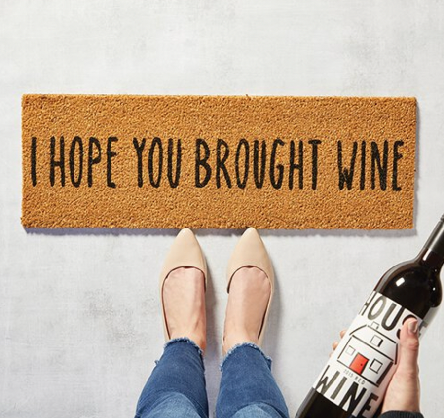 Brought Wine Doormat
