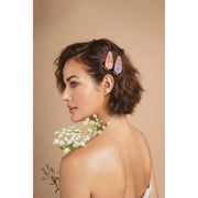 Jeweled Hair Clips (Set of 2) - Flower and Deco Tile