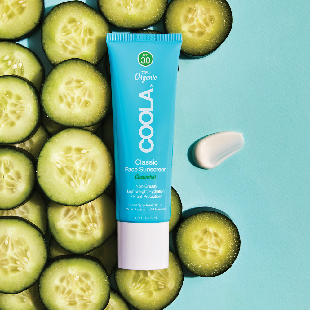 Classic Face Organic Sunscreen Lotion - Cucumber