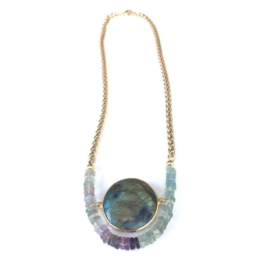 Fluorite Rope Necklace