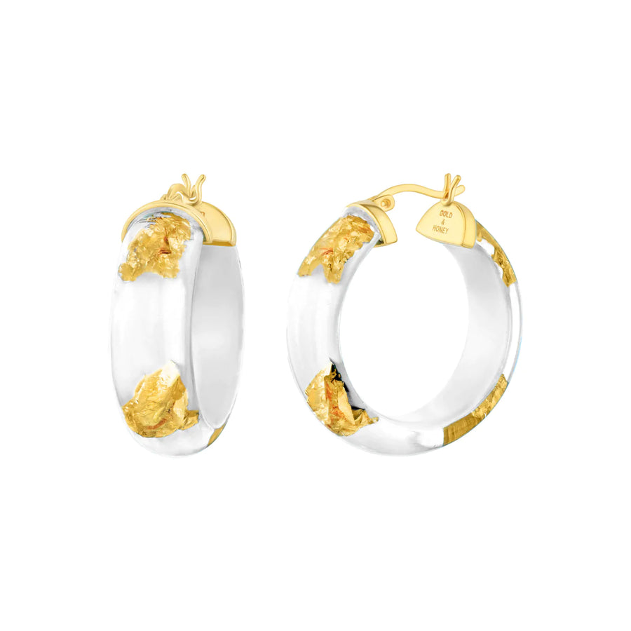 Mini colorful 24 karat gold leaf Huggies presell