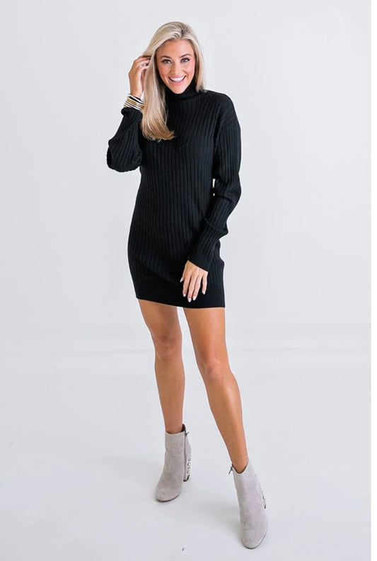 Ribbed Sweater Dress