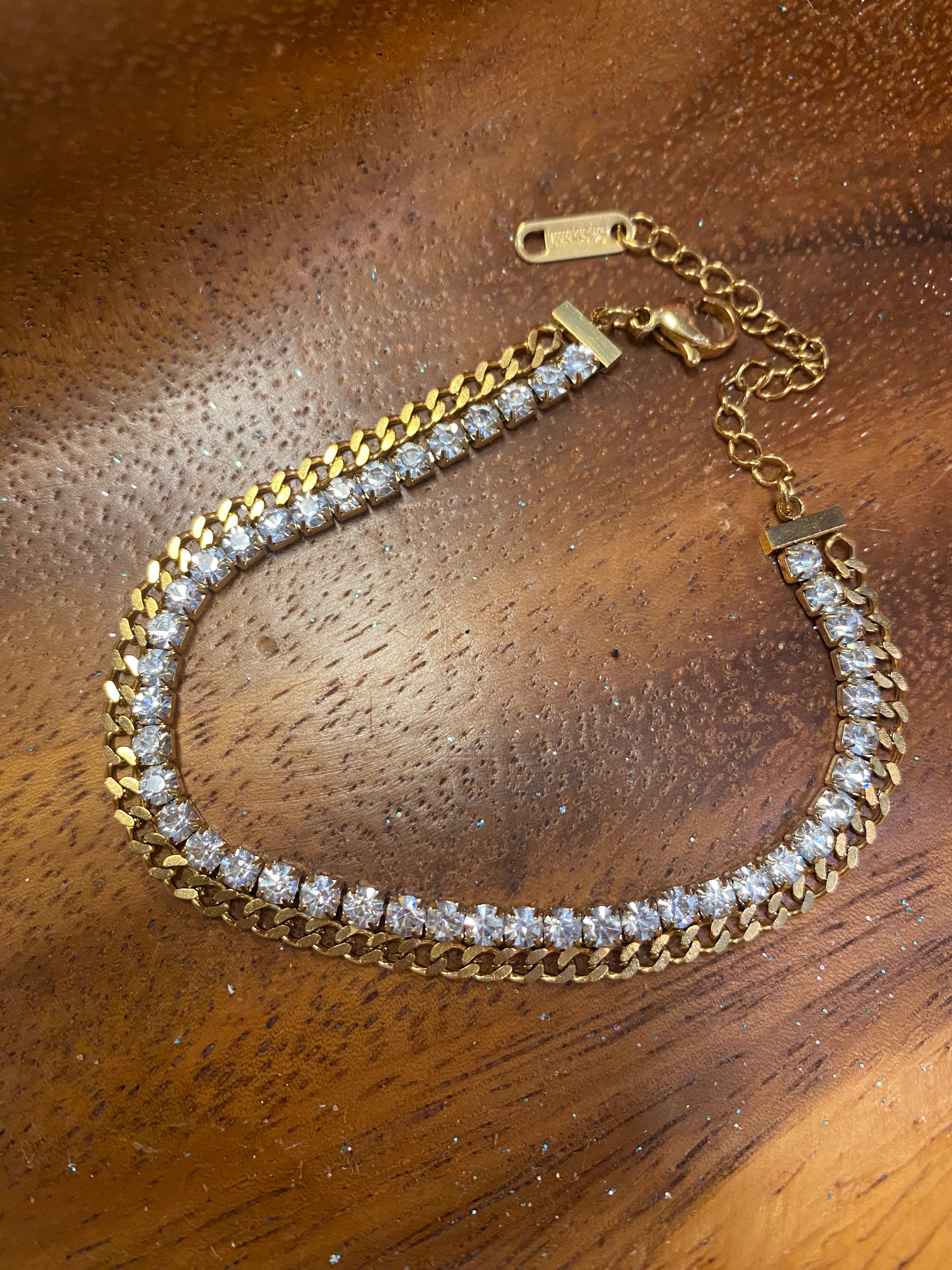 Accessories concierge Double Vision Curb Chain Bracelet