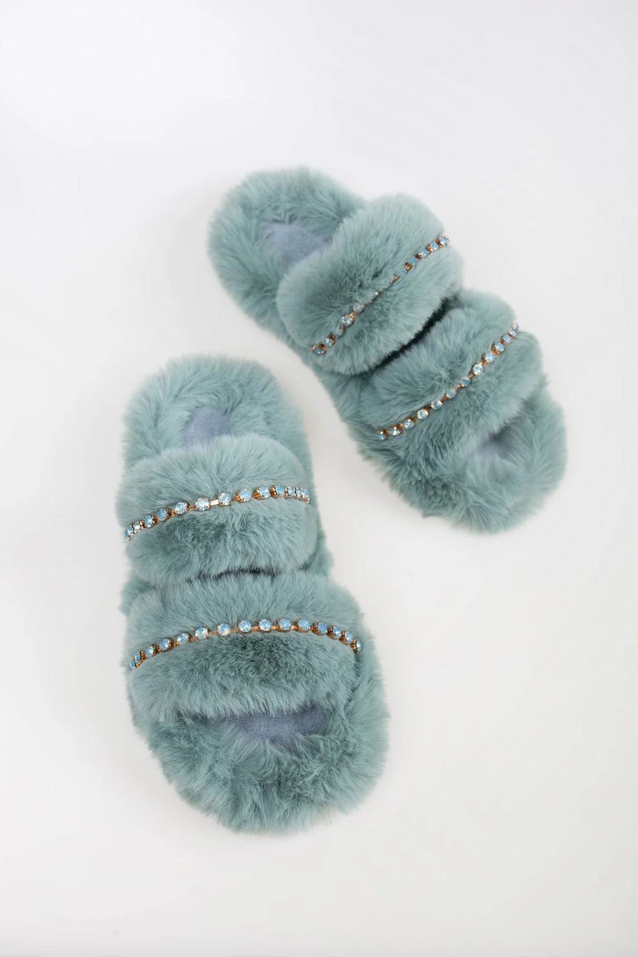 Charlotte faux fur slipper