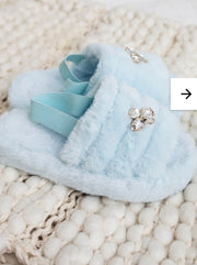 Rebecca Crystal Slingback Slippers