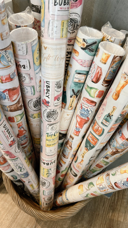 Seltzer wrapping paper