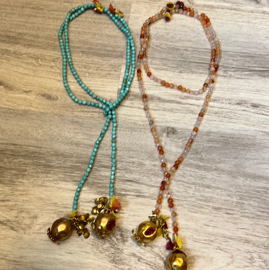 Pomegranate Necklace multiple colors
