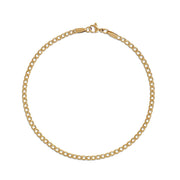 Curb chain anklet